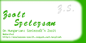 zsolt szelezsan business card
